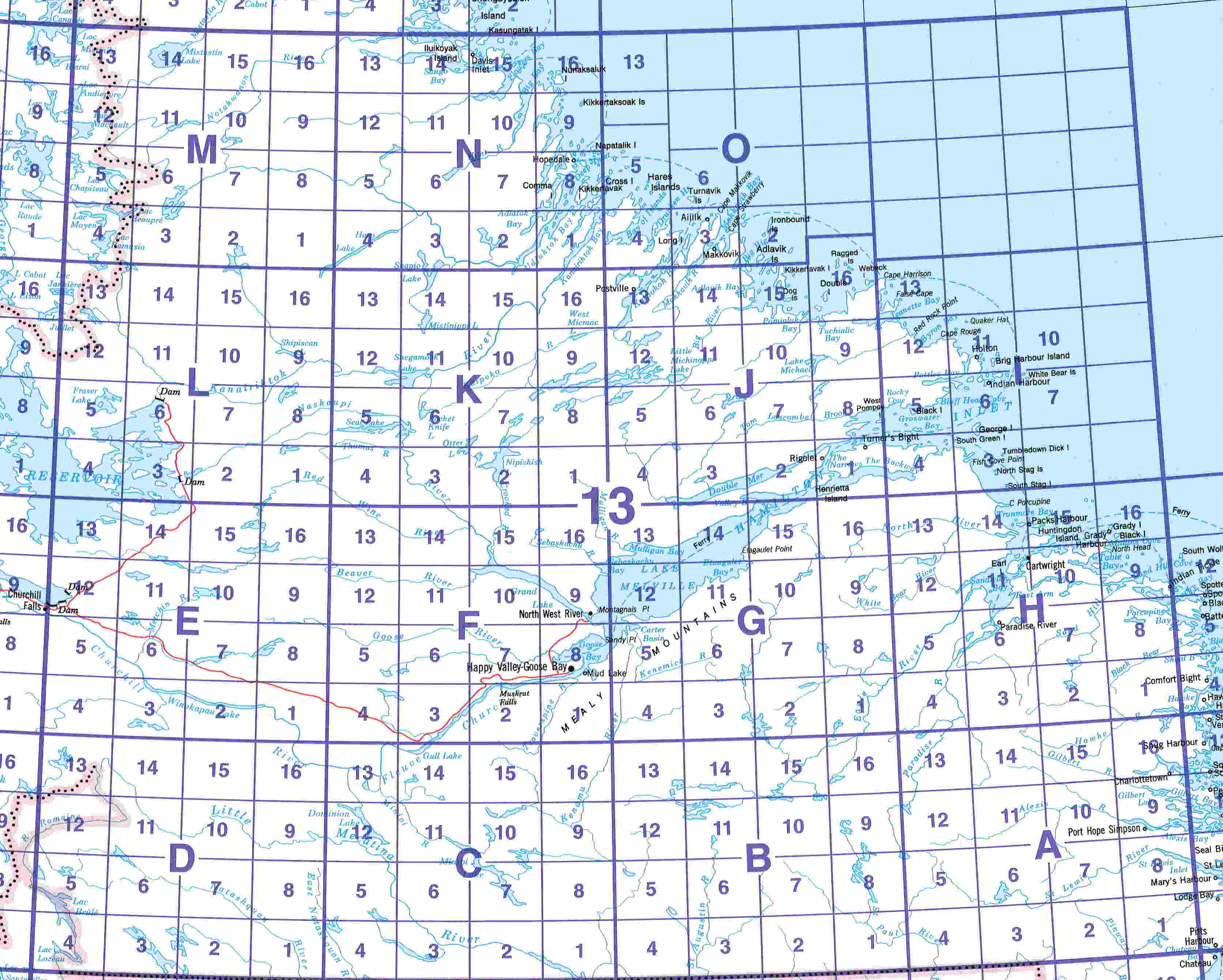  Map 13 Laminated