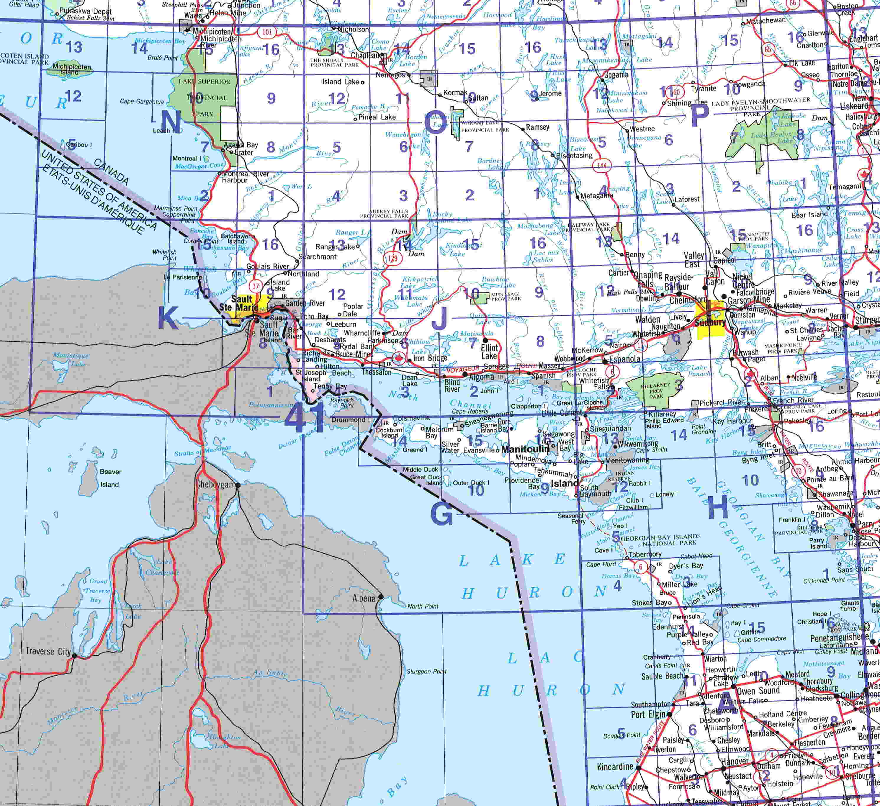 Map 41 Laminated