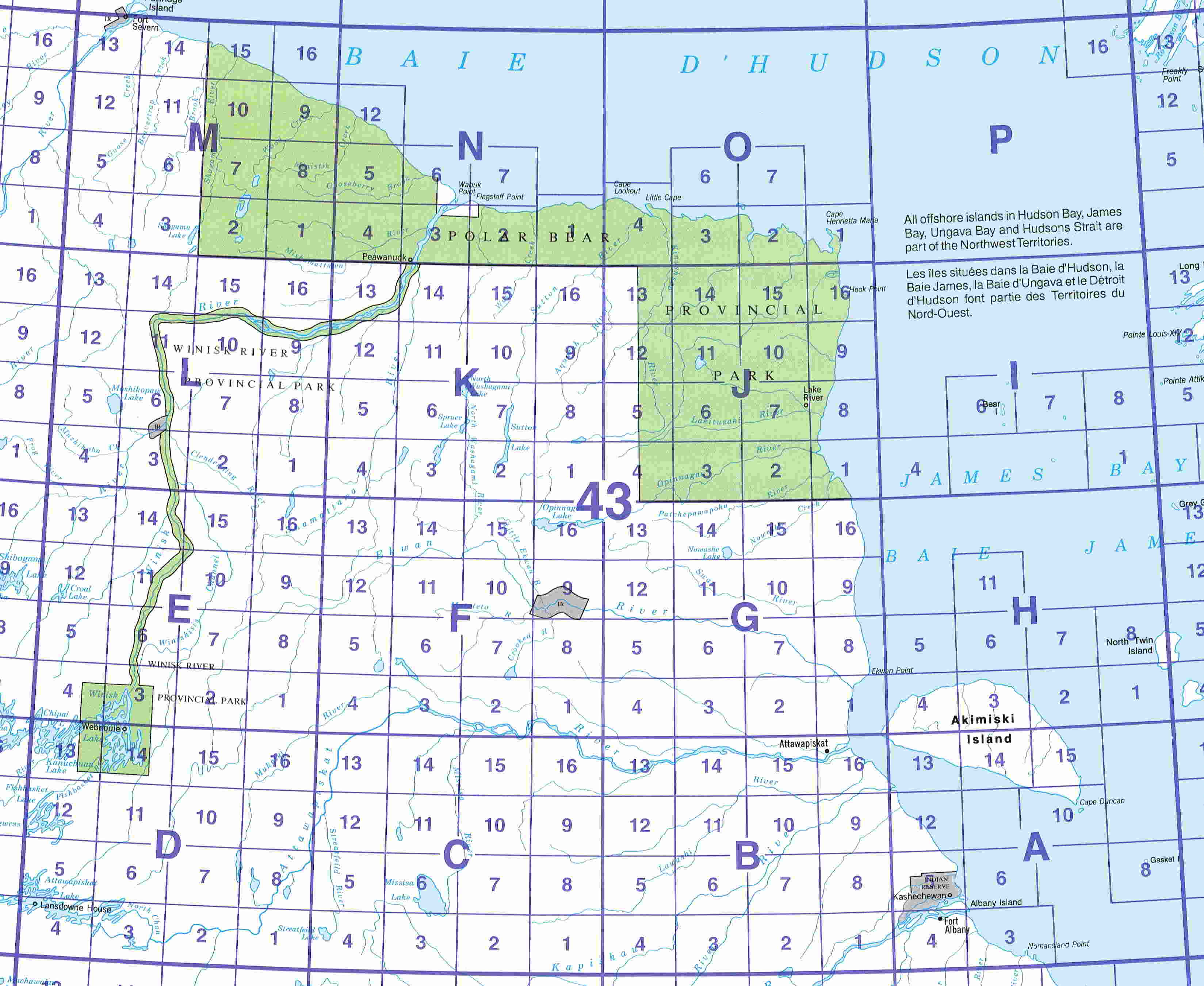 Map 43 Laminated