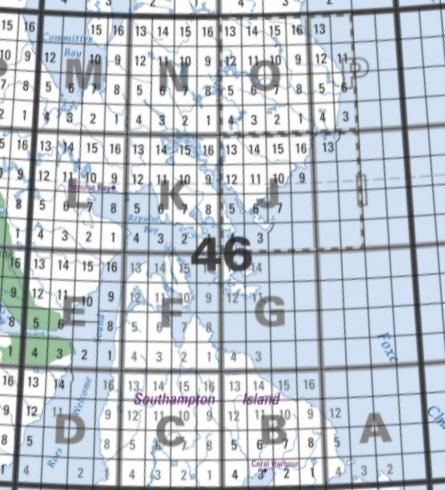 Map 46 Laminated